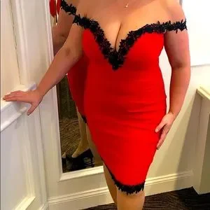 chinese dress ladies Rare London Women's Red Velvet Corset-Style Maxi Dress 10